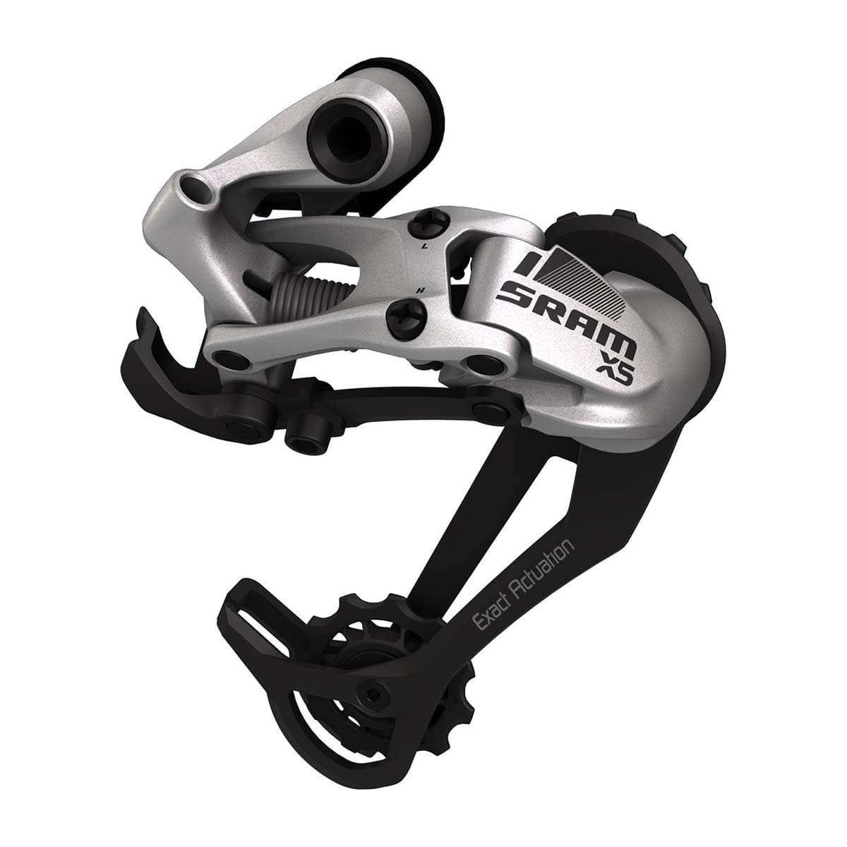 Zadní přehazovačka SRAM X5 9 Speed Medium Cage Silver