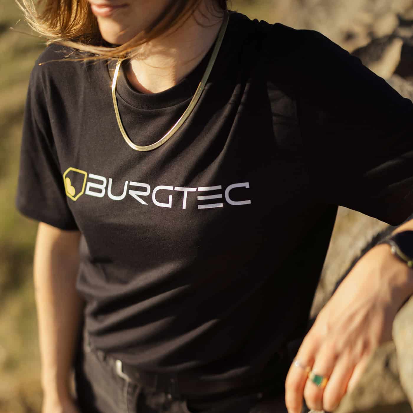 Tričko s logem BURGTEC černé