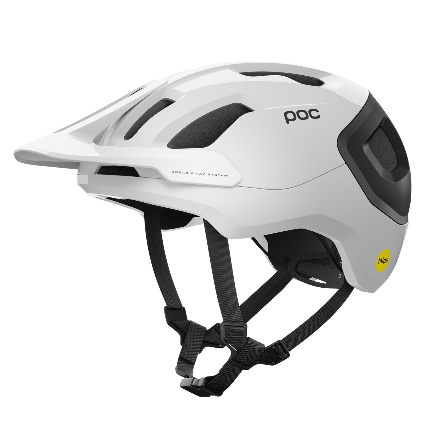 POC AXION RACE MIPS MTB přilba bílá/černá matná