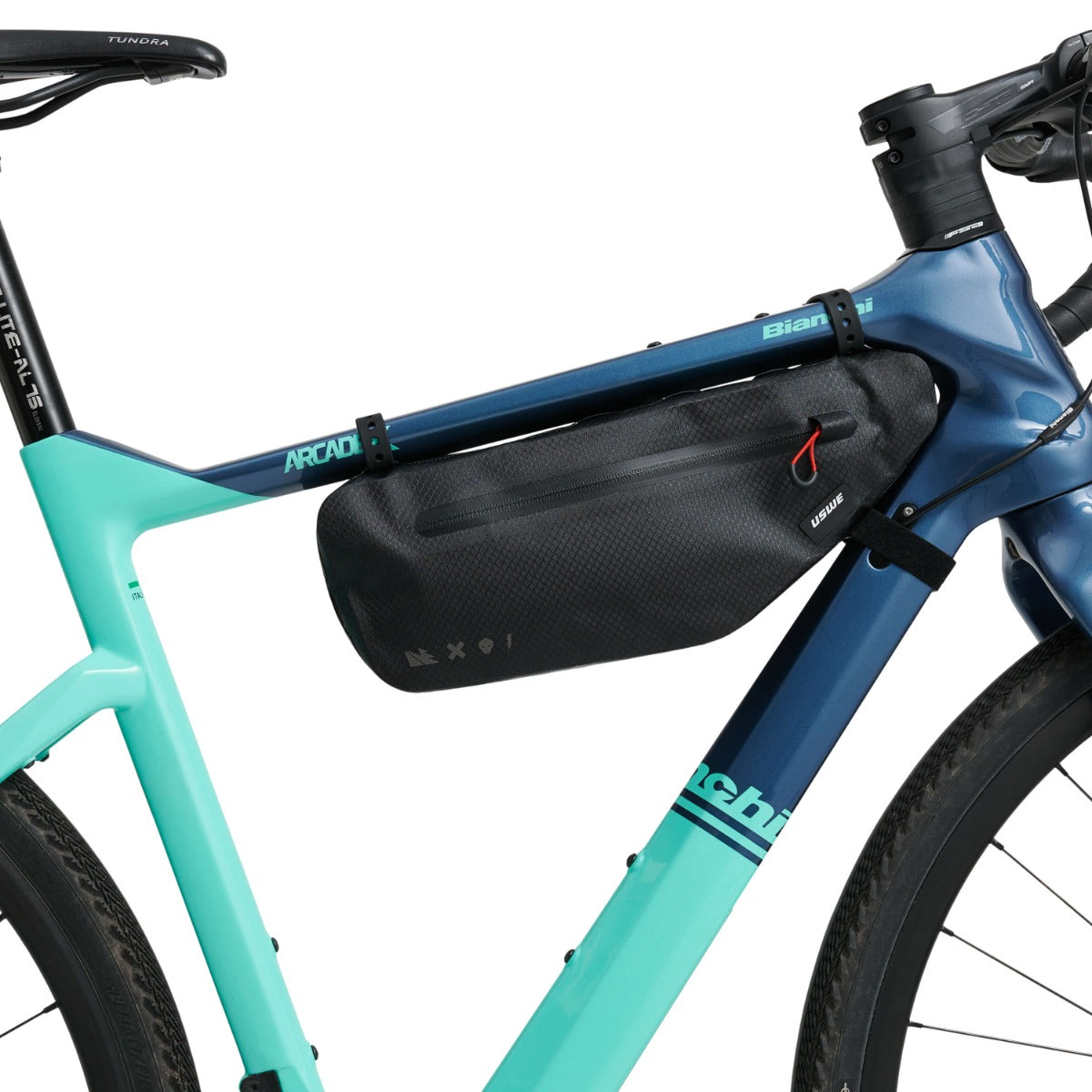 USWE FRAME TUBE SMALL 2,6 L Rámová brašna černá