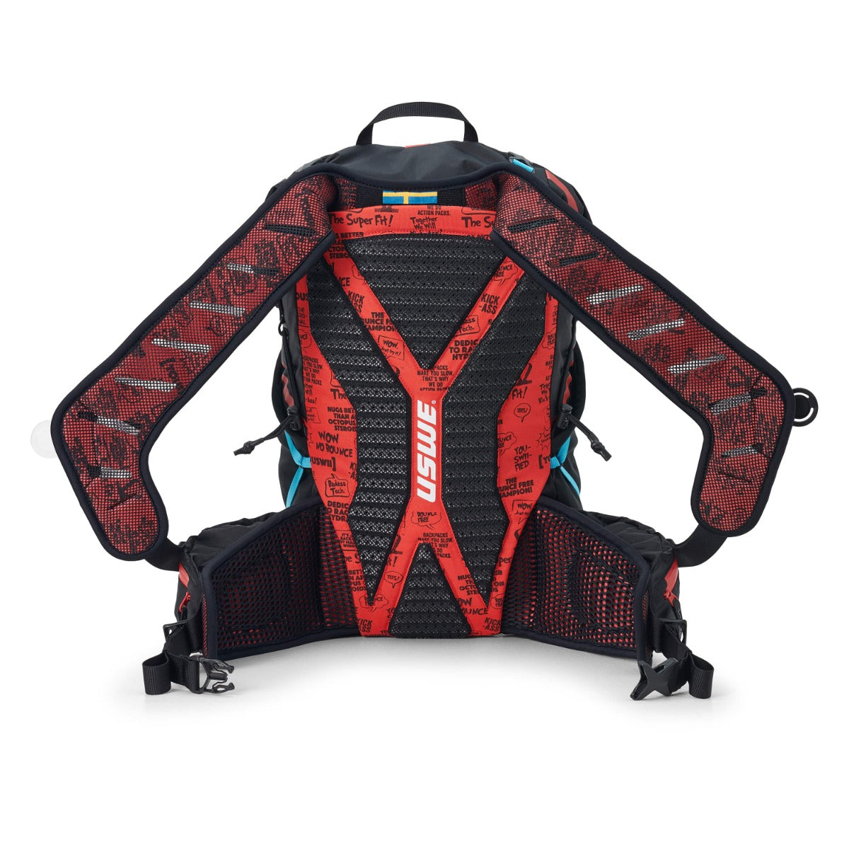 USWE HAJKER 30 L Backpack Black/Red