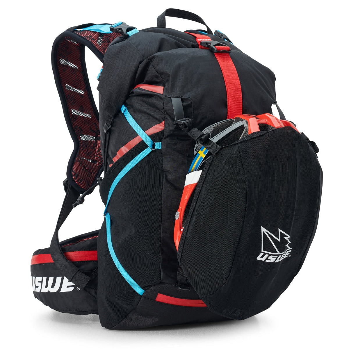 USWE HAJKER 30 L Backpack Black/Red