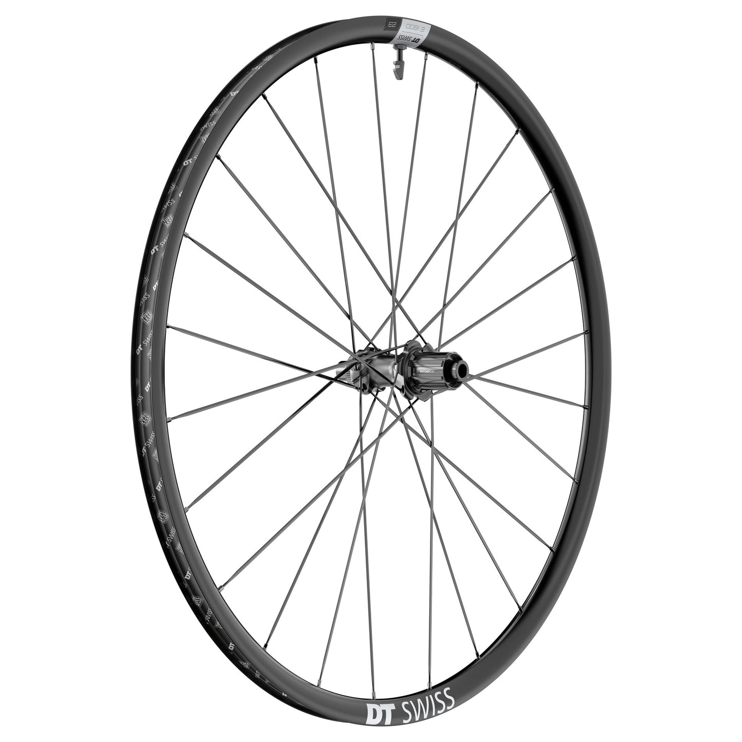 DT SWISS E 1800 SPLINE 23 DISC Tubeless Ready Rear Wheel (Center Lock) 2024