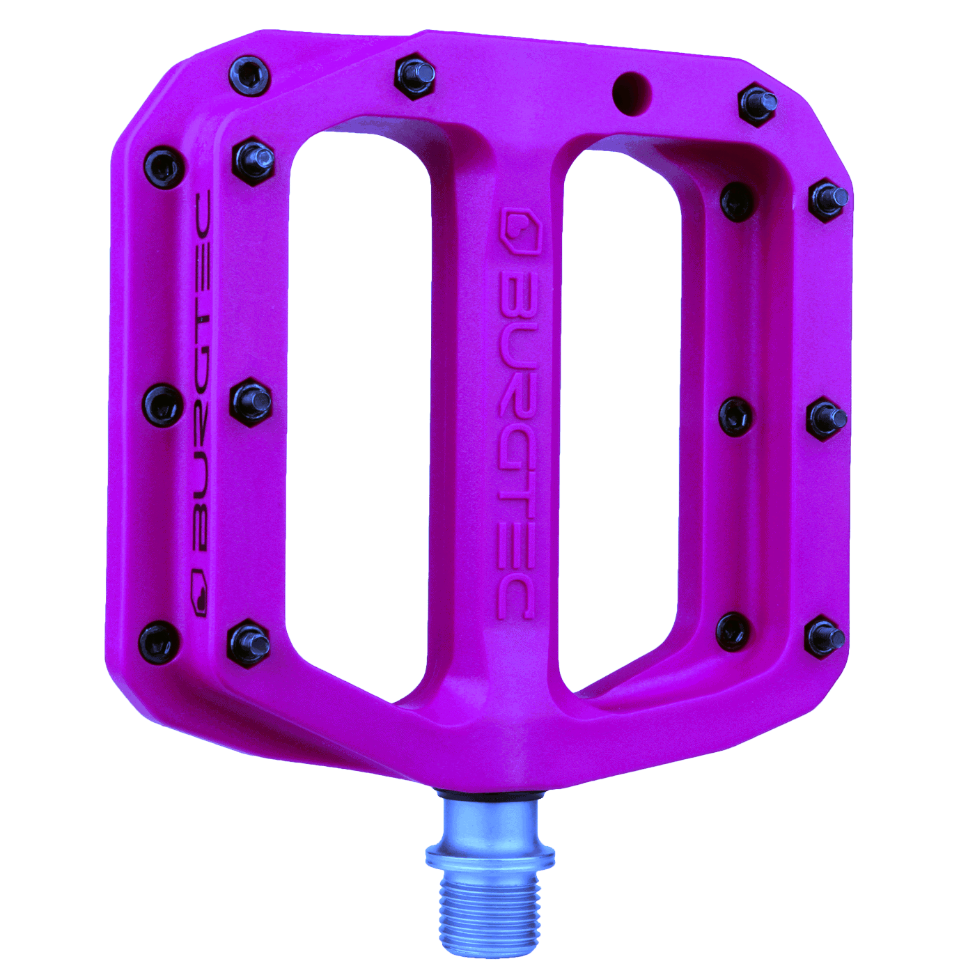 BURGTEC MK4 Composite Purple Rain Flat Pedals Violet – Probikeshop
