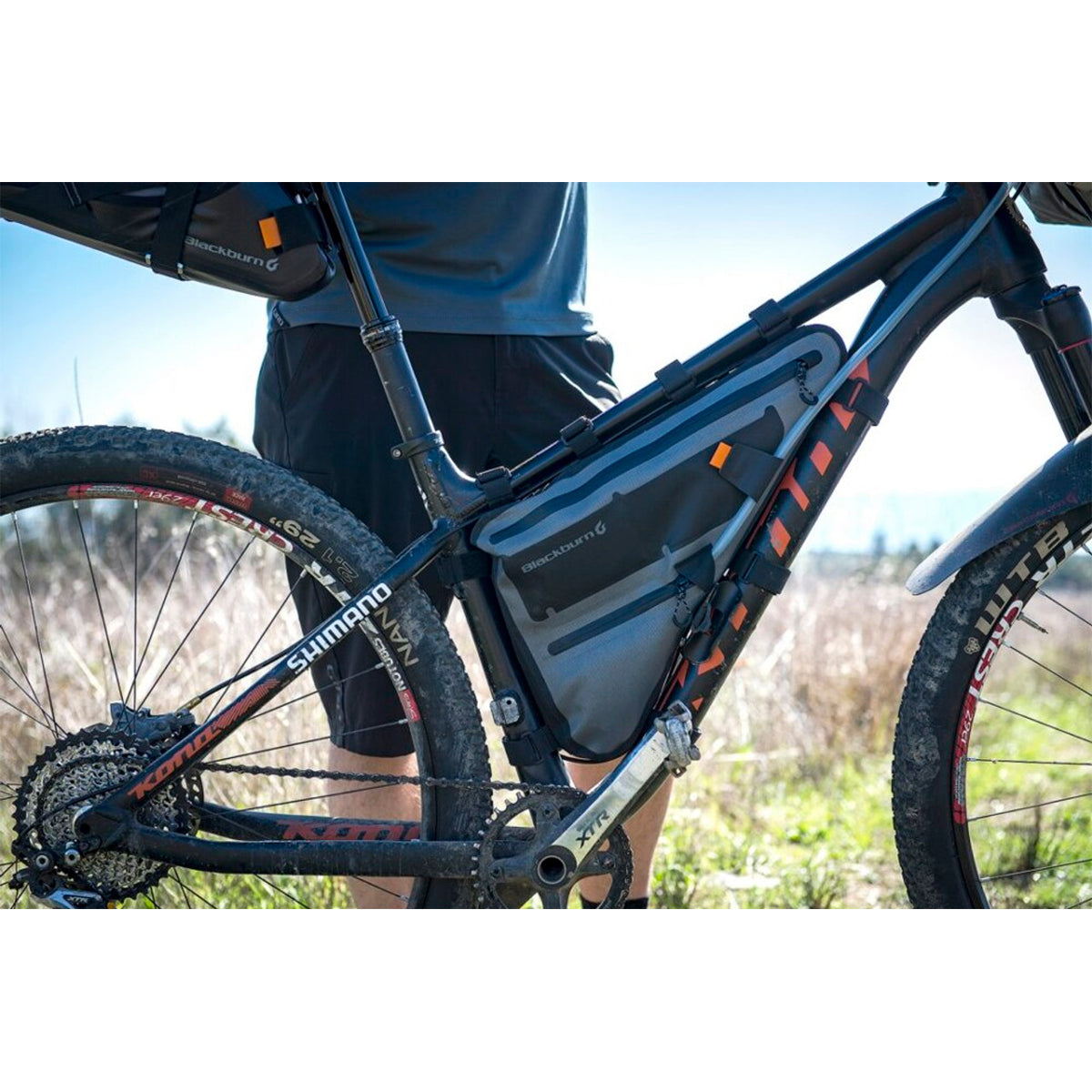 Frame Bag BLACKBURN OUTPOST ELITE 3.4 L Grey