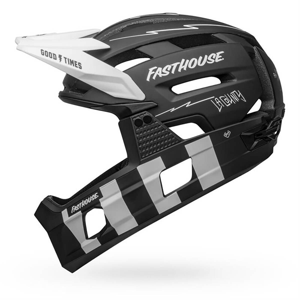 BELL SUPER AIR R MIPS FAST HOUSE MTB Helmet Black/White