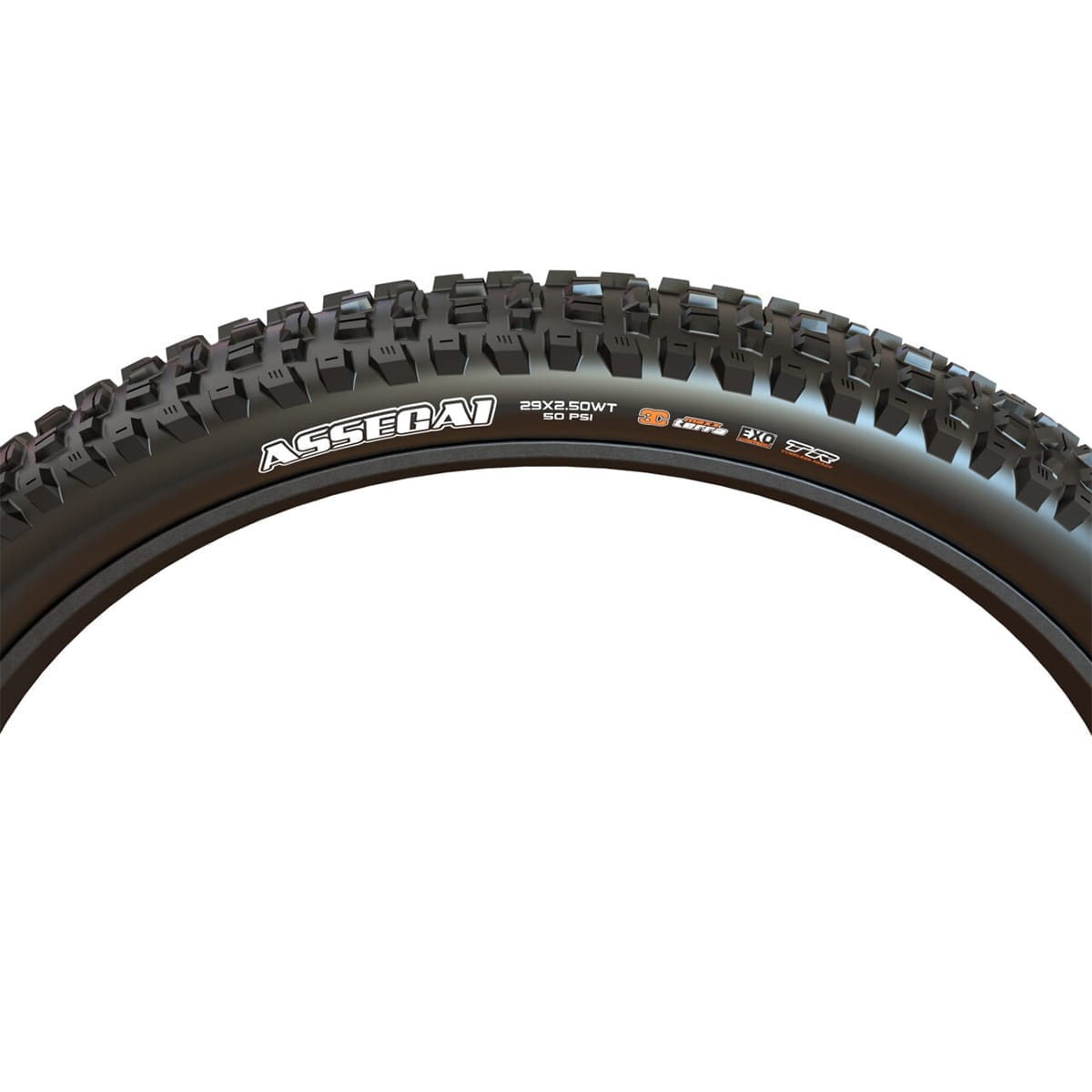 MAXXIS ASSEGAI 29x2.50 WT BikePark DH Tubeless Ready Rigid Black pneumatika