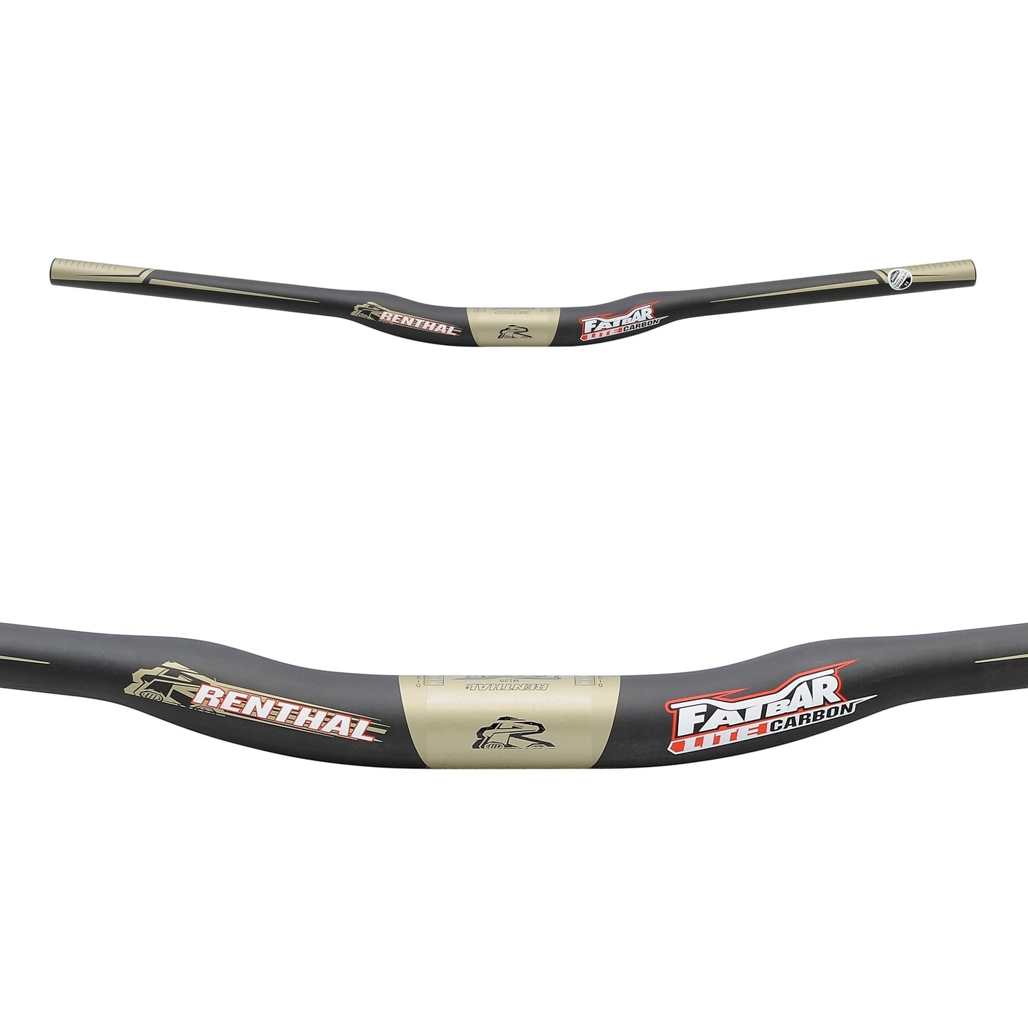RENTHAL FATBAR LITE Carbon Rise 20mm 760mm Black Hanger