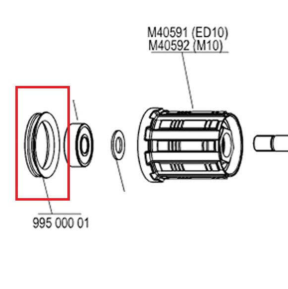 Těsnicí kroužek MAVIC pro těleso volnoběžky FTS-L/FTS-X
