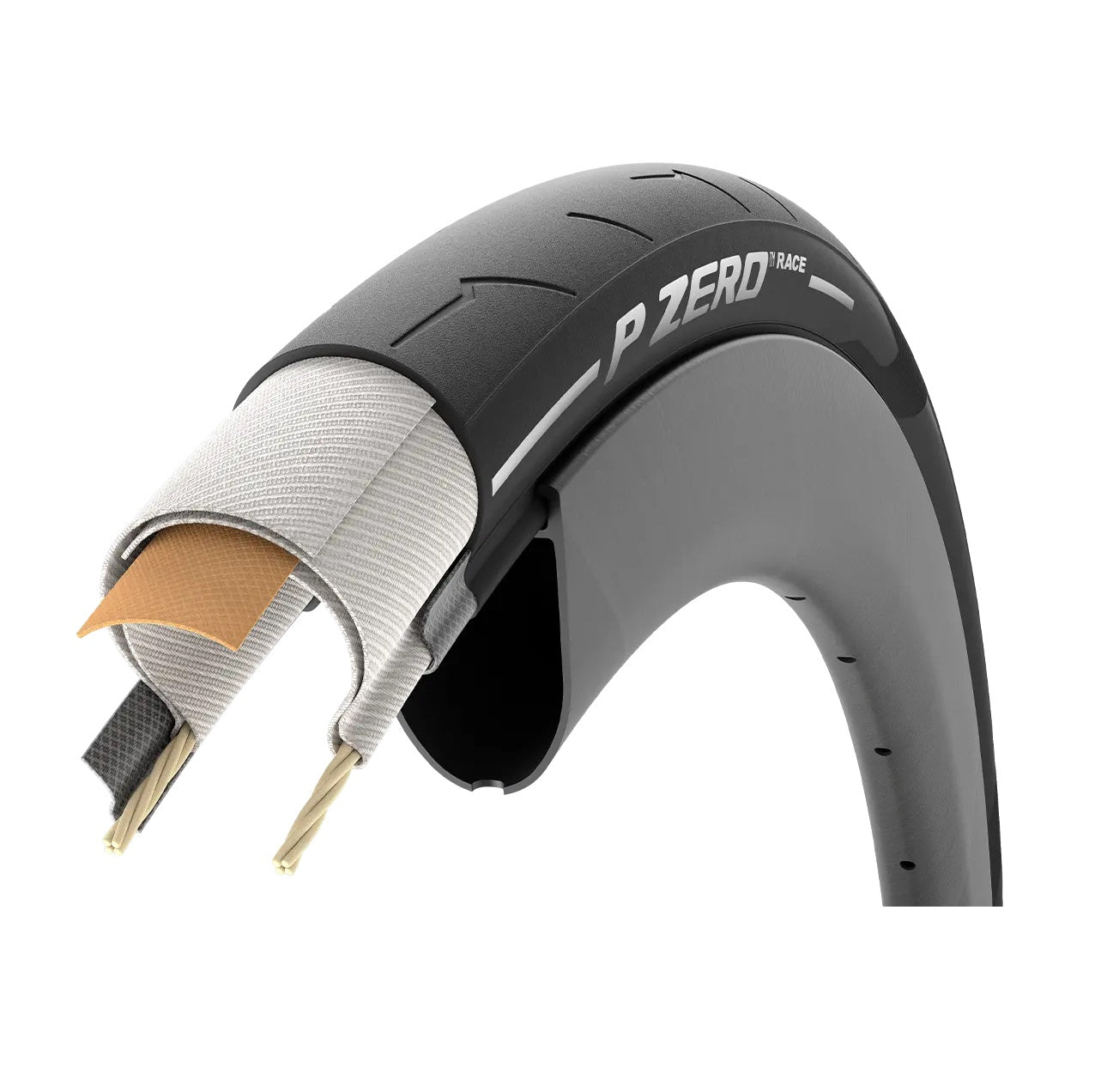 PIRELLI P ZERO RACE 700c TubeType Beige pneumatika