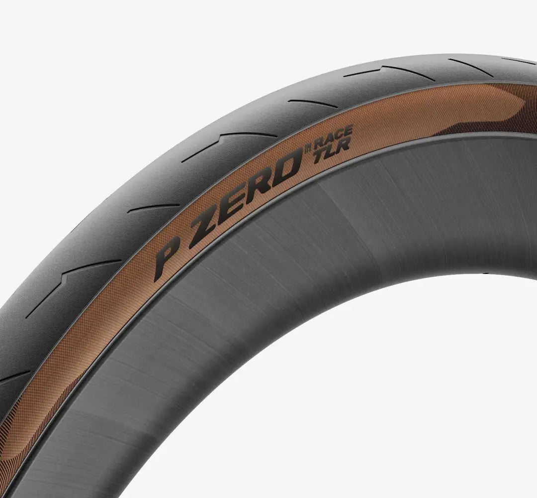 PIRELLI P ZERO RACE TLR 700c Tubeless Ready Brown pneumatika