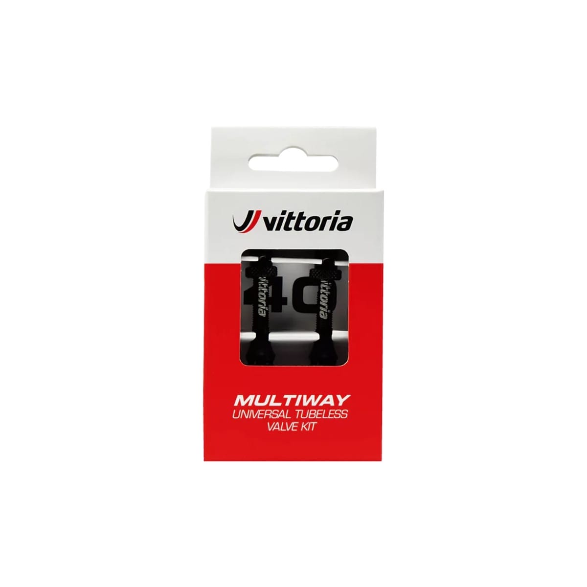 VITTORIA MULTIWAY bezdušové ventilky Black Presta (x2)