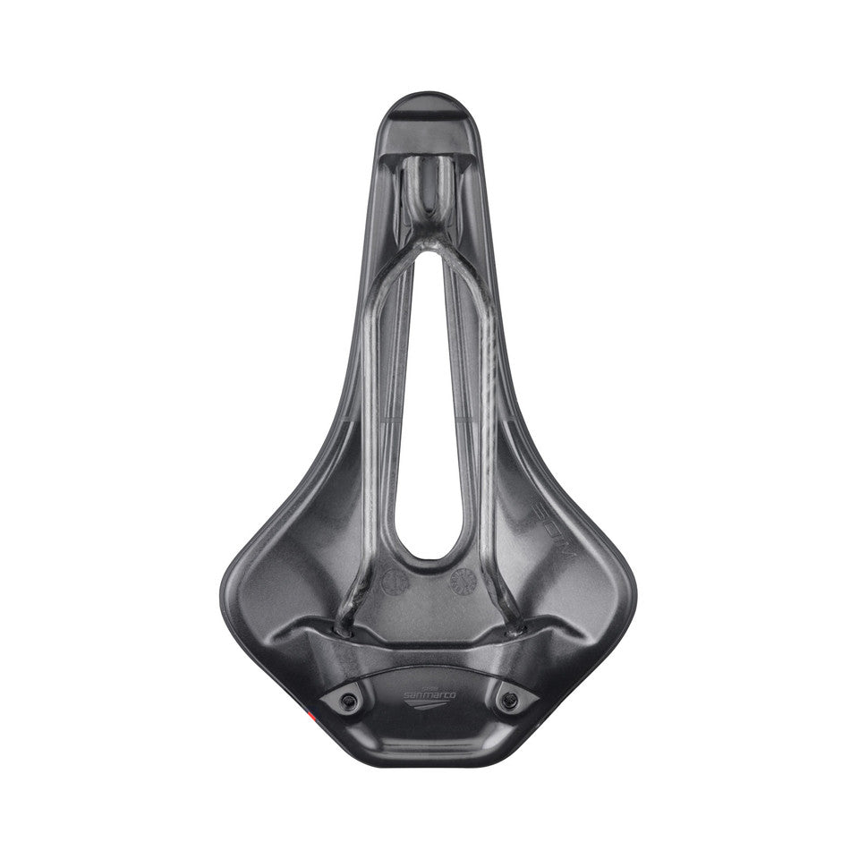 Sedlo SAN MARCO GROUND SHORT OPEN-FIT CARBON FX 155mm Black