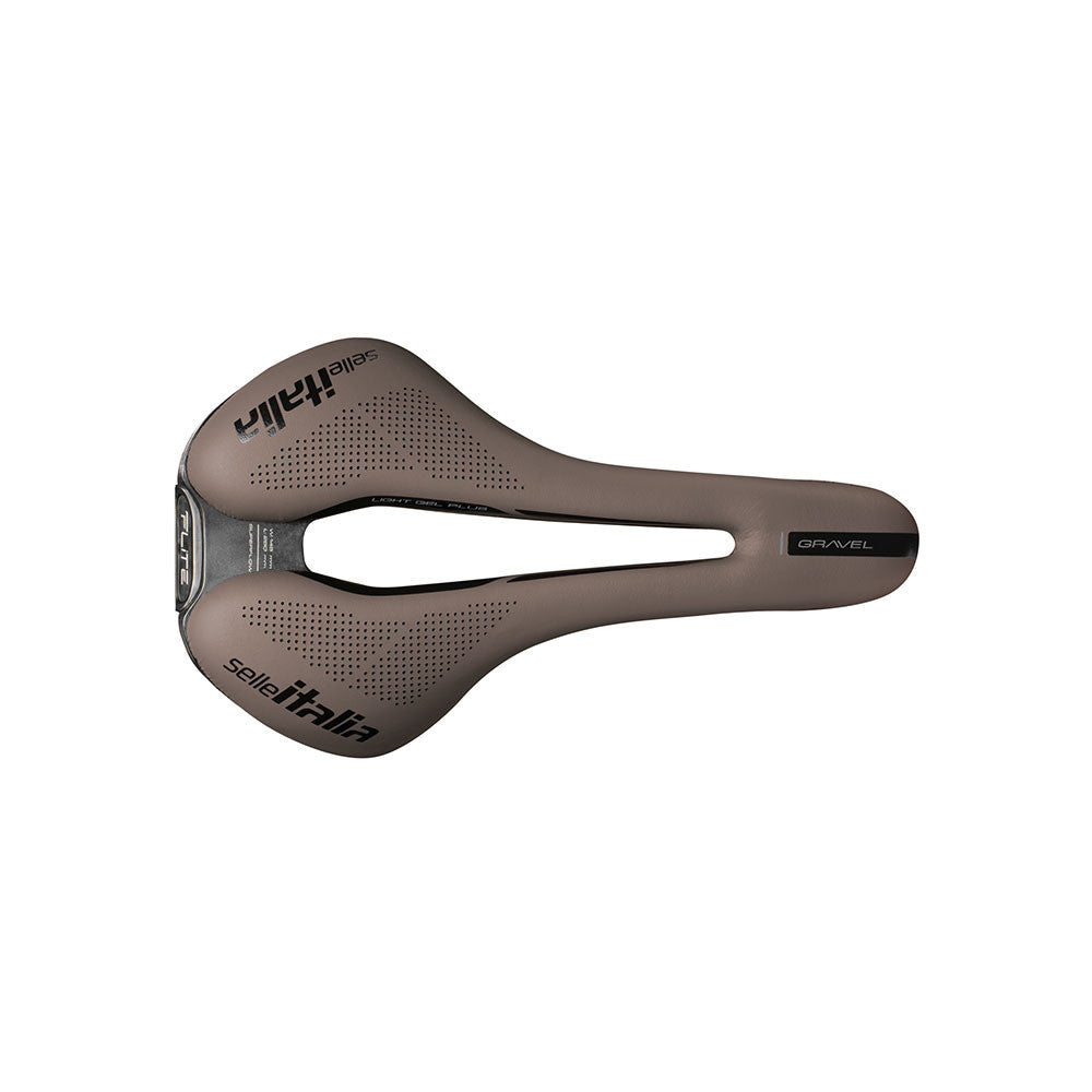 Sedlo SELLE ITALIA FLITE BOOST GRAVEL SUPERFLOW S Rails TI316 Brown