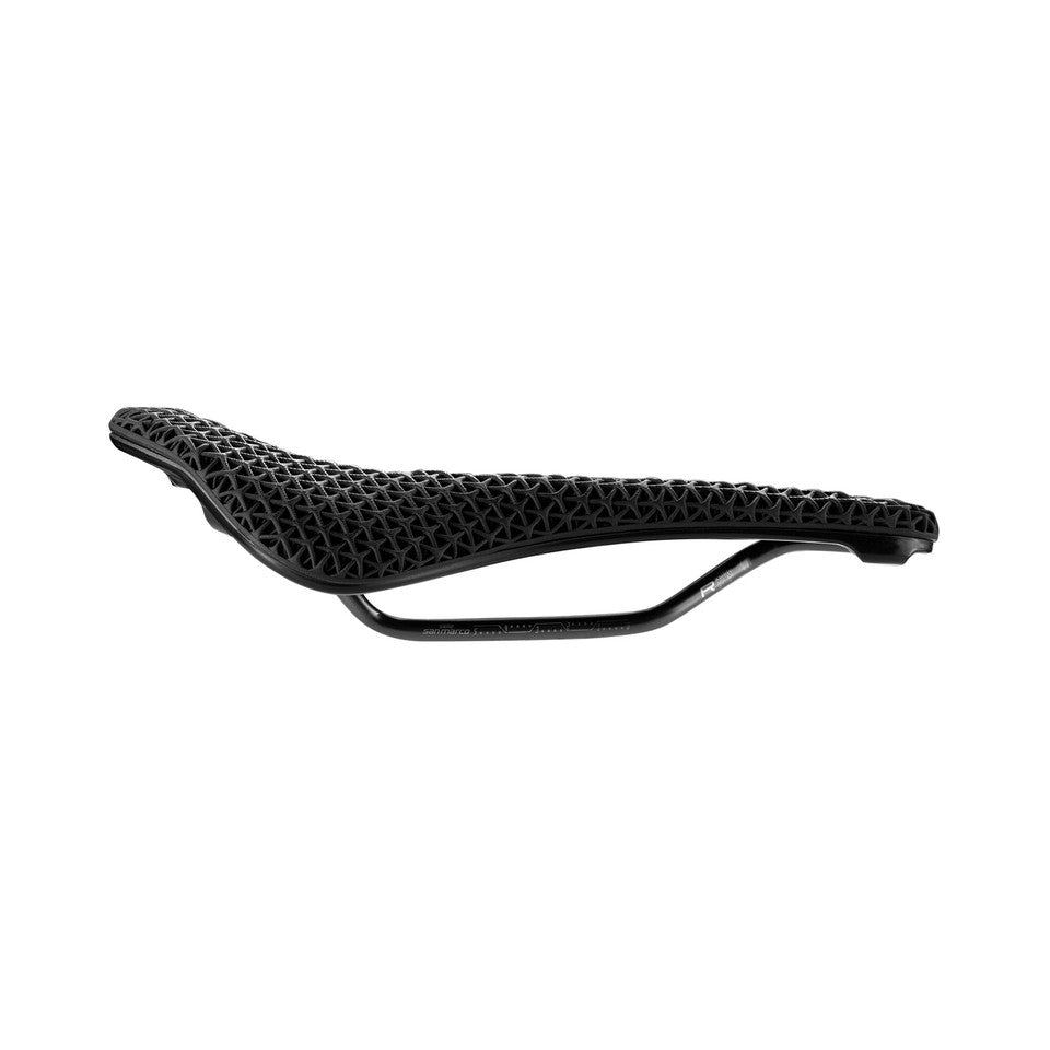 Sedlo SAN MARCO SHORTFIT 2.0 3D OPEN-FIT RACING L3 šířka 155 mm ocelové lišty Xsilite