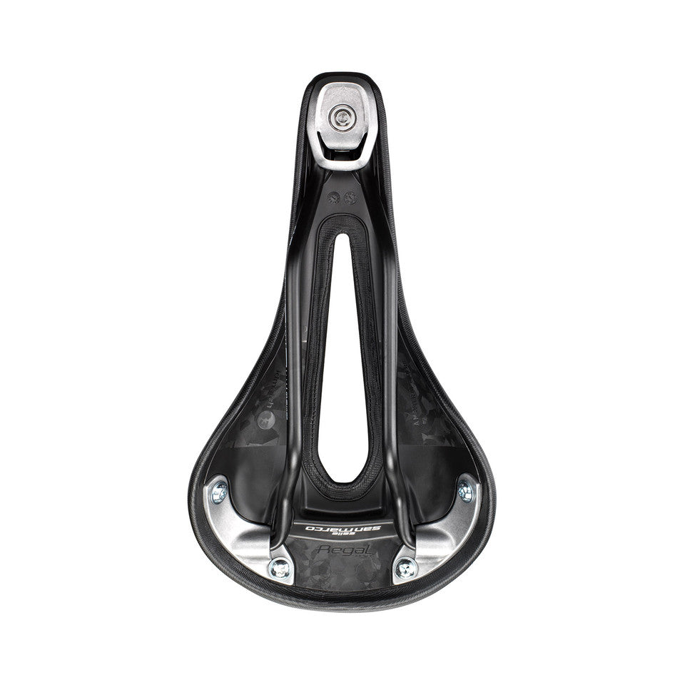 Saddle SAN MARCO REGAL SHORT OPEN-FIT DYNAMIC S2 Width 140mm Rails Manganese