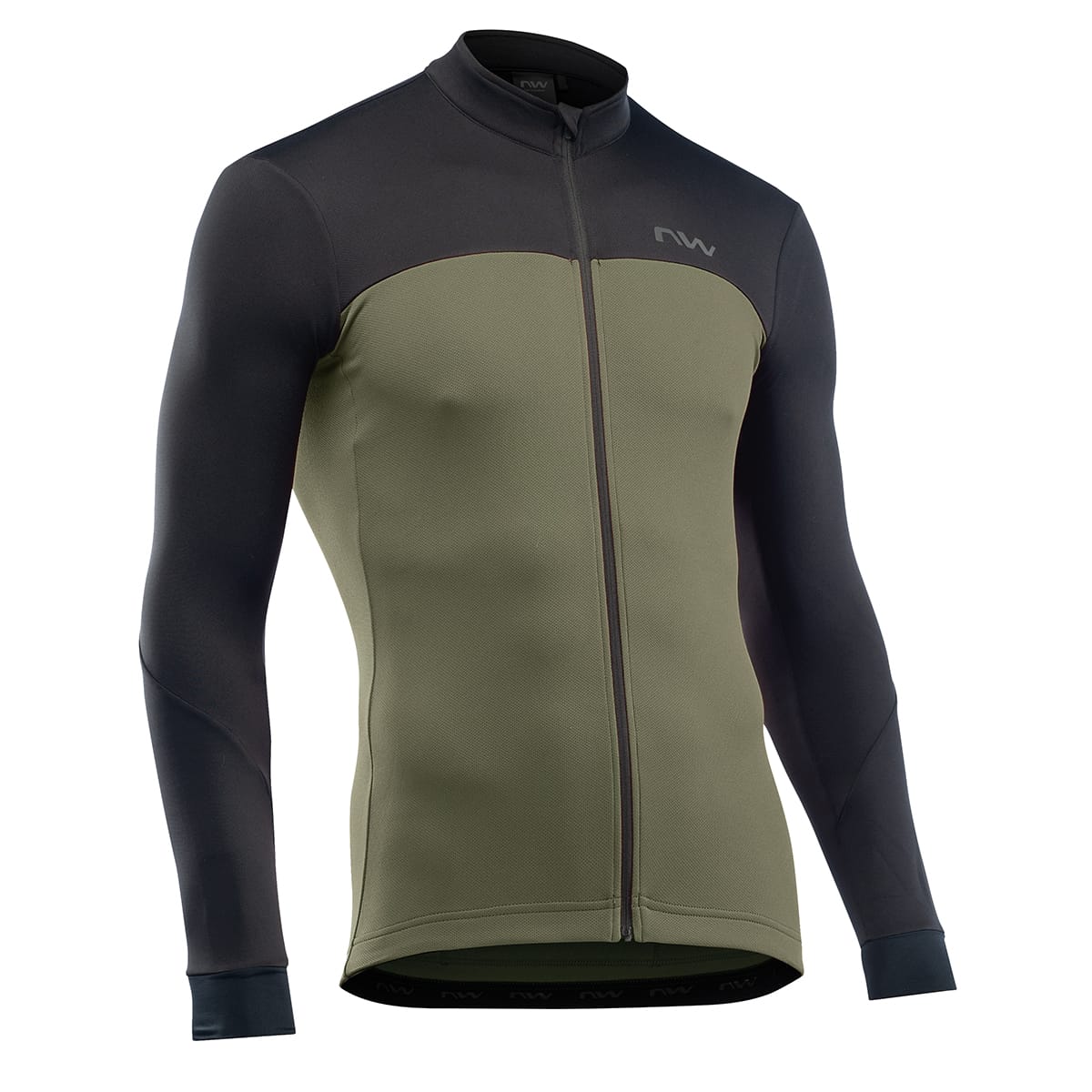 NORTHWAVE FORCE 2 Dres s dlouhým rukávem Black/Khaki