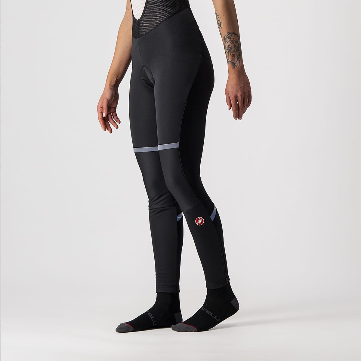 CASTELLI POLARE 3 Dámské dlouhé nátělníky Black