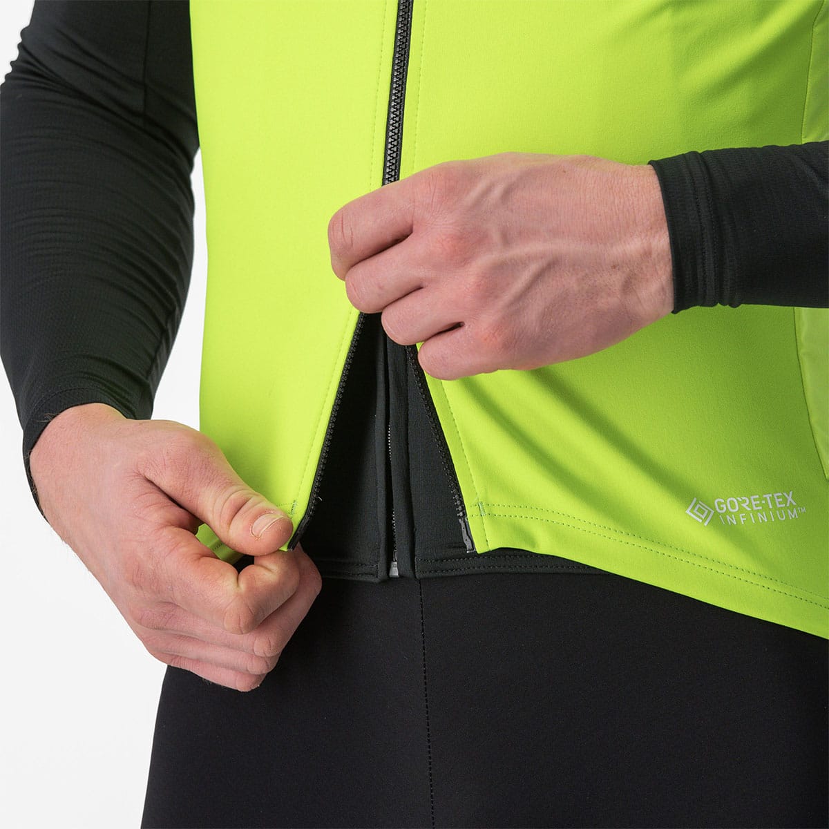 CASTELLI PERFETTO ROS 2 Bunda bez rukávů žlutá