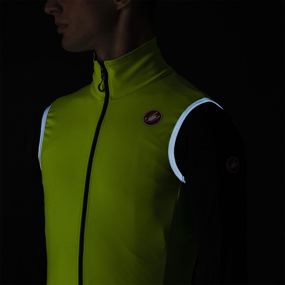 CASTELLI PERFETTO ROS 2 Bunda bez rukávů žlutá