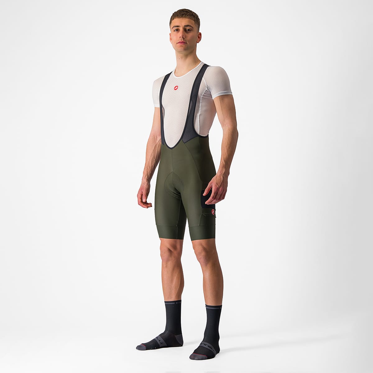 CASTELLI UNLIMITED CARGO Bib Tight Zelená