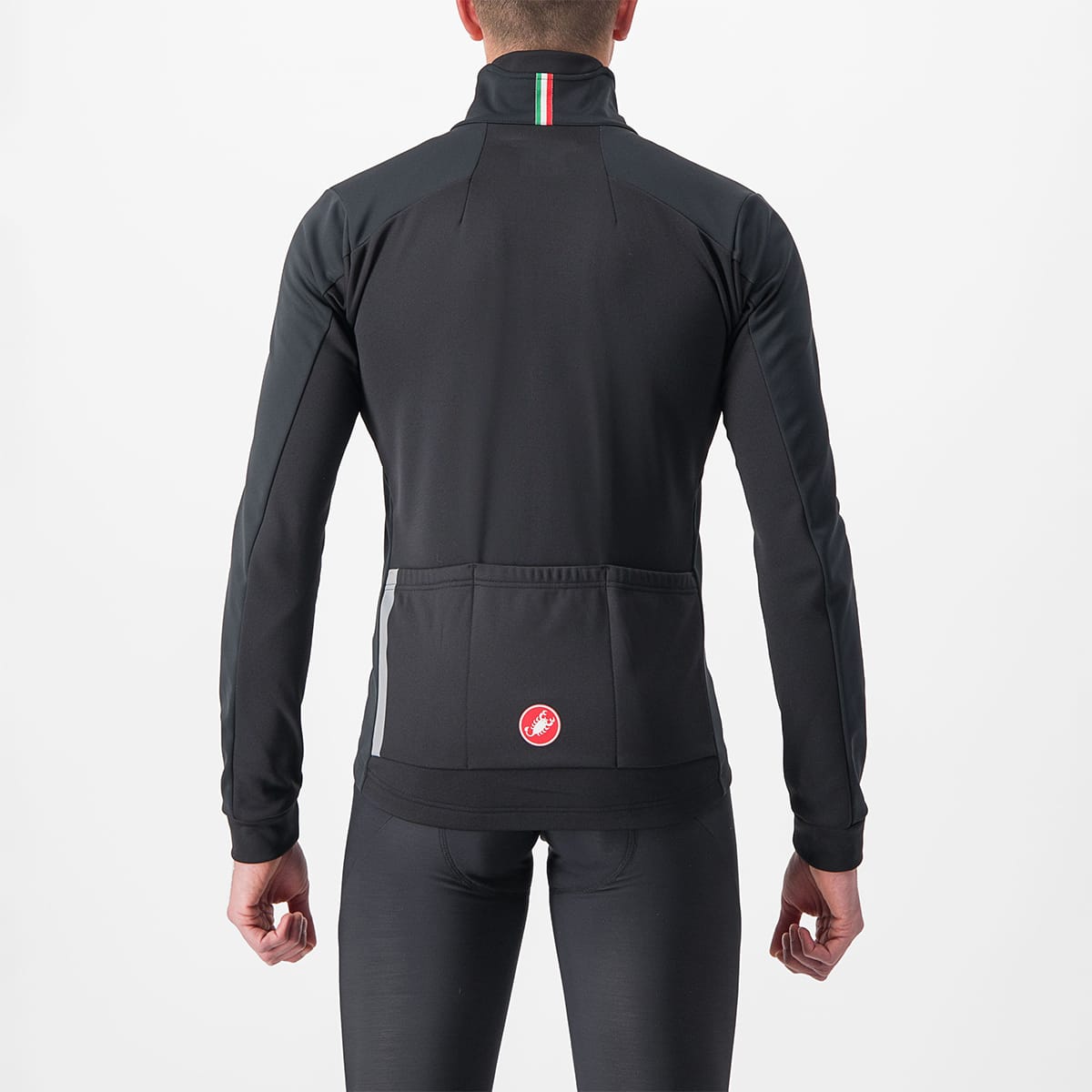 CASTELLI ENTRATA Bunda černá/červená