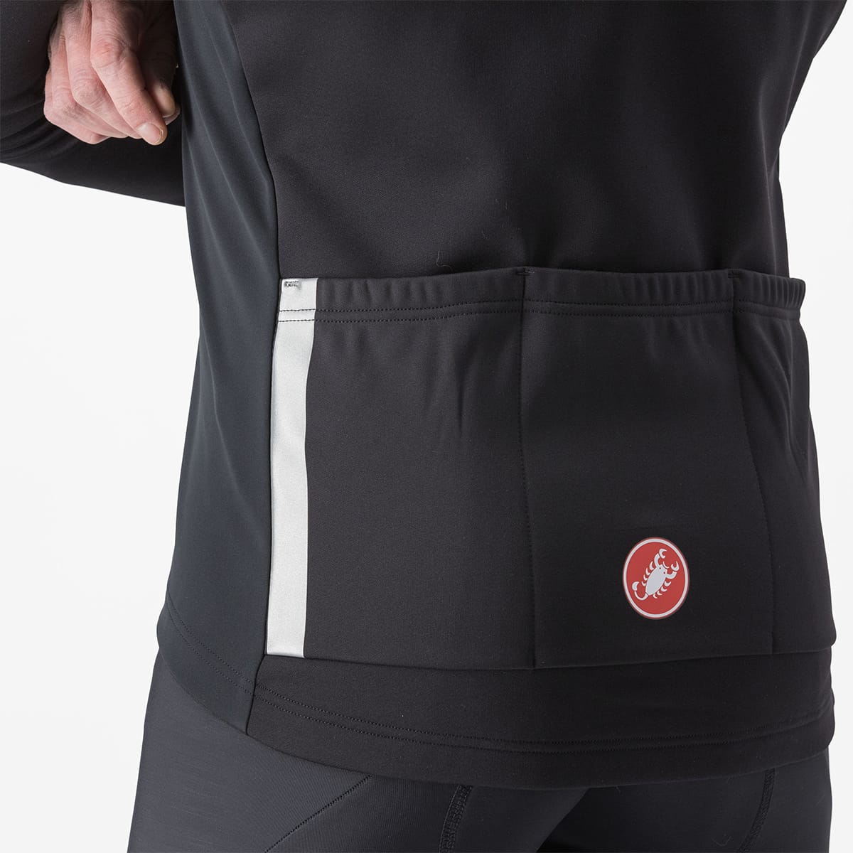 CASTELLI ENTRATA Bunda černá/červená