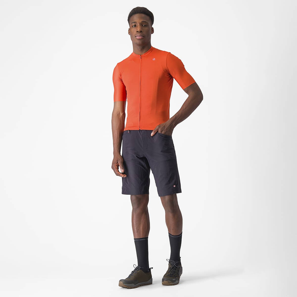 CASTELLI UNLIMITED ENTRATA 2 Dres s krátkým rukávem Orange