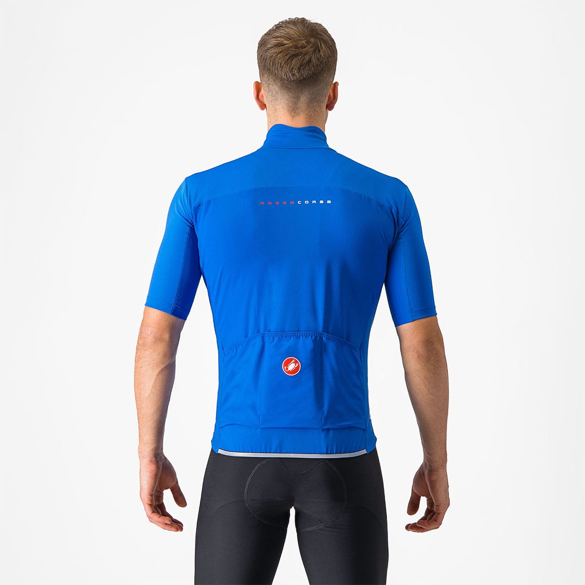 CASTELLI PERFETTO RoS 2 WIND Dres s krátkým rukávem modrý
