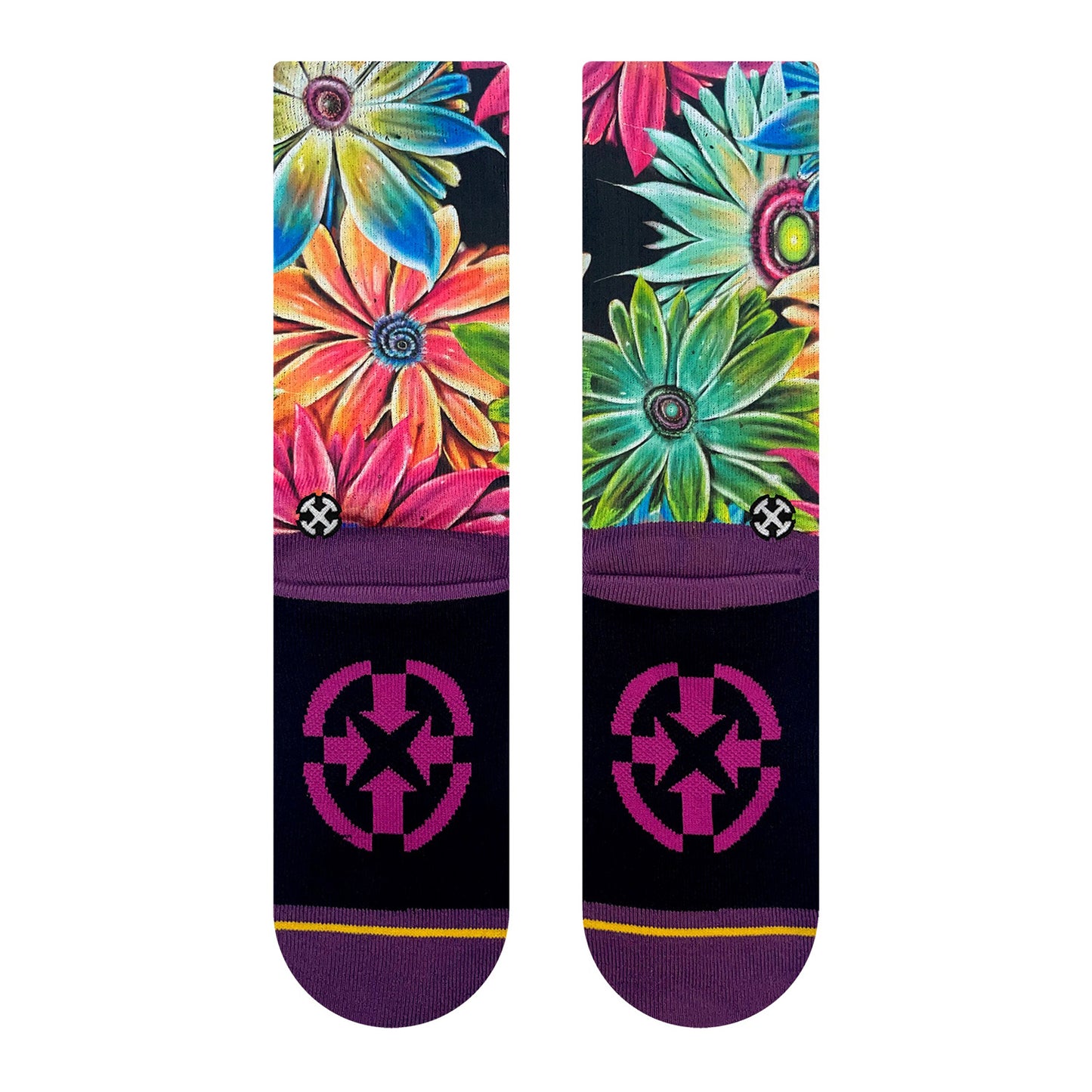 MERGE4 MAX ERHMANN FLOWERS socks