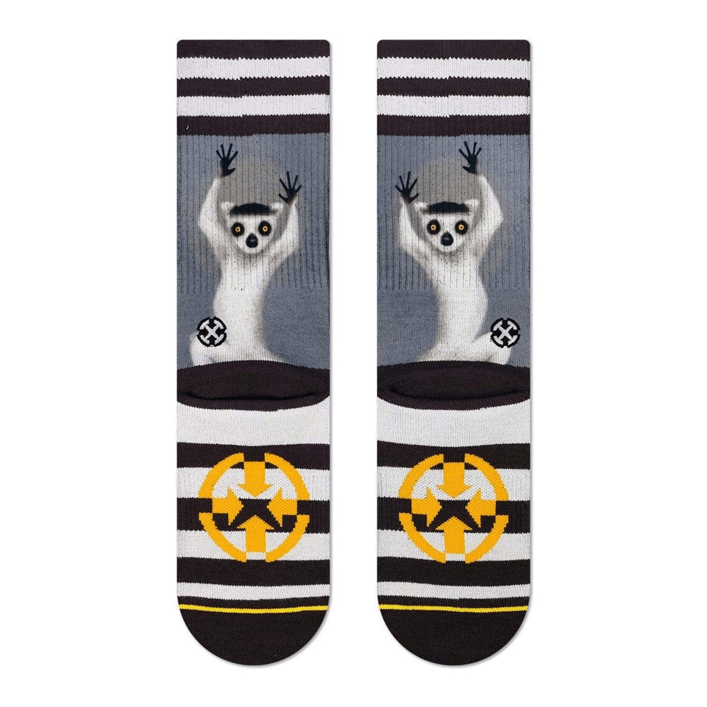 MERGE4 RING TAIL LEMUR socks