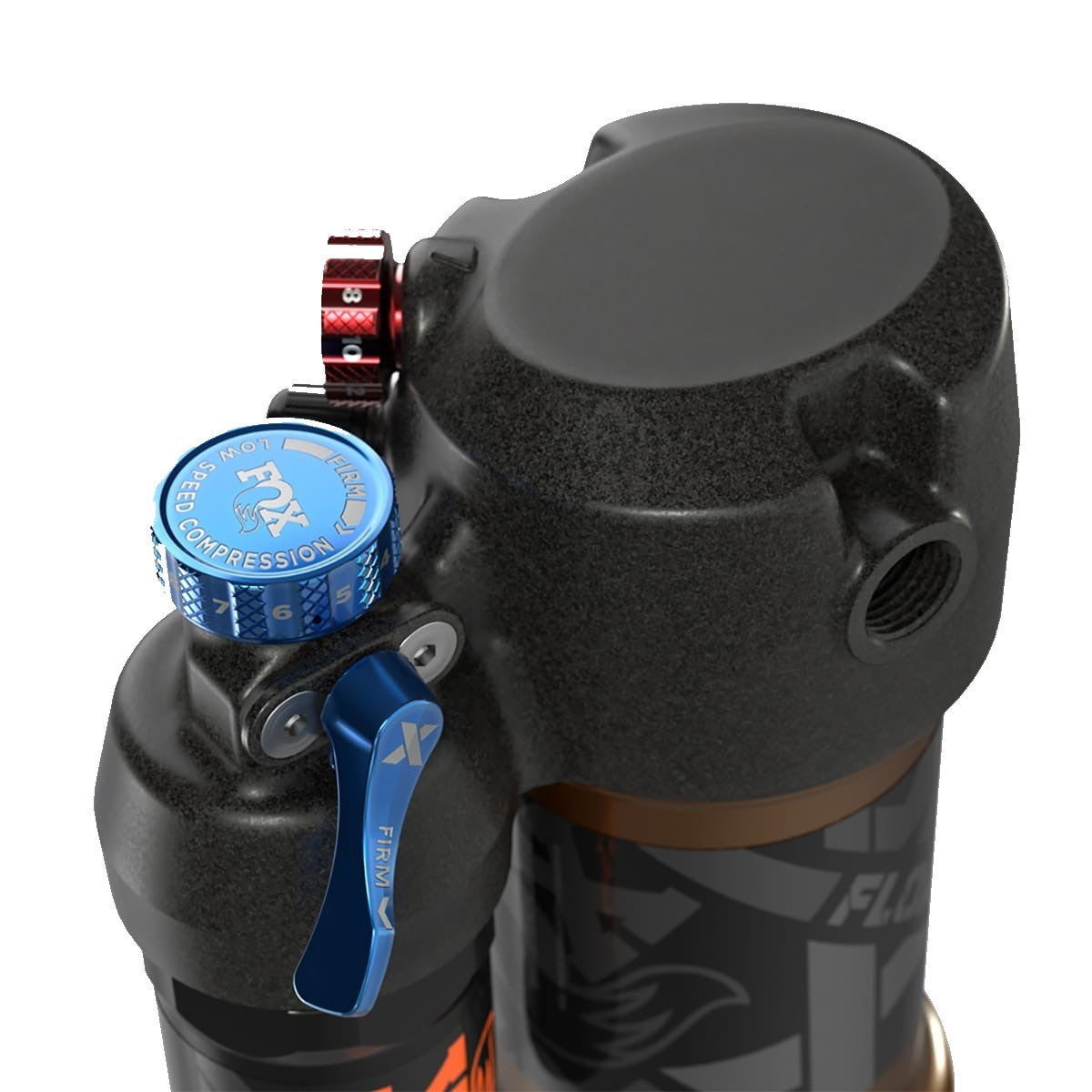 Tlumič FOX FLOAT X FACTORY Trunnion Mid Reb/Mid Comp