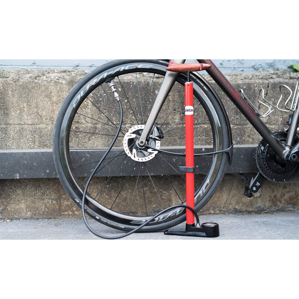 SILCA PISTA nožní pumpa červená