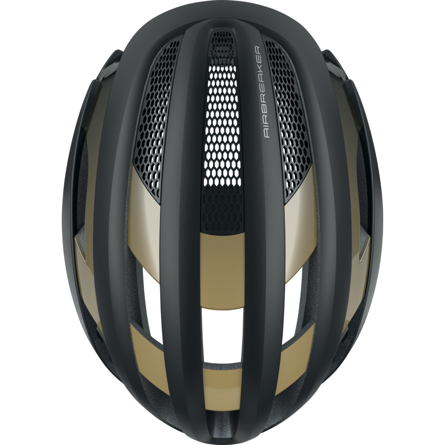 ABUS AIRBREAKER Road Helmet Black/Gold