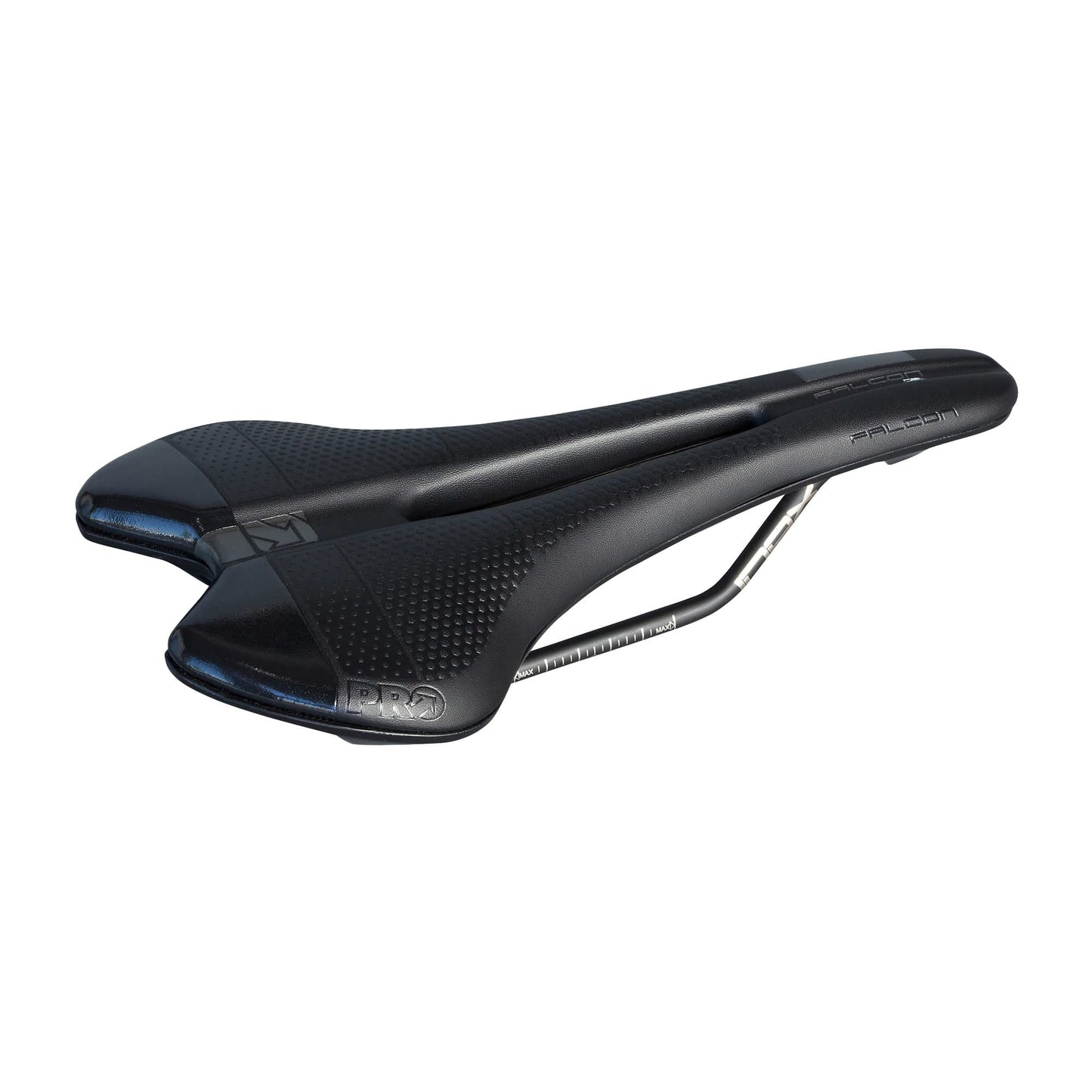 PRO FALCON GEL 142mm sedlo kolejnice z nerezové oceli černá