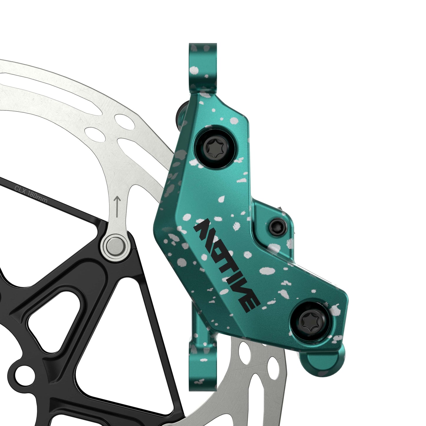 Pár brzd SRAM MOTIVE ULTIMATE EXPERT KIT - limitovaná edice Teal Splatter