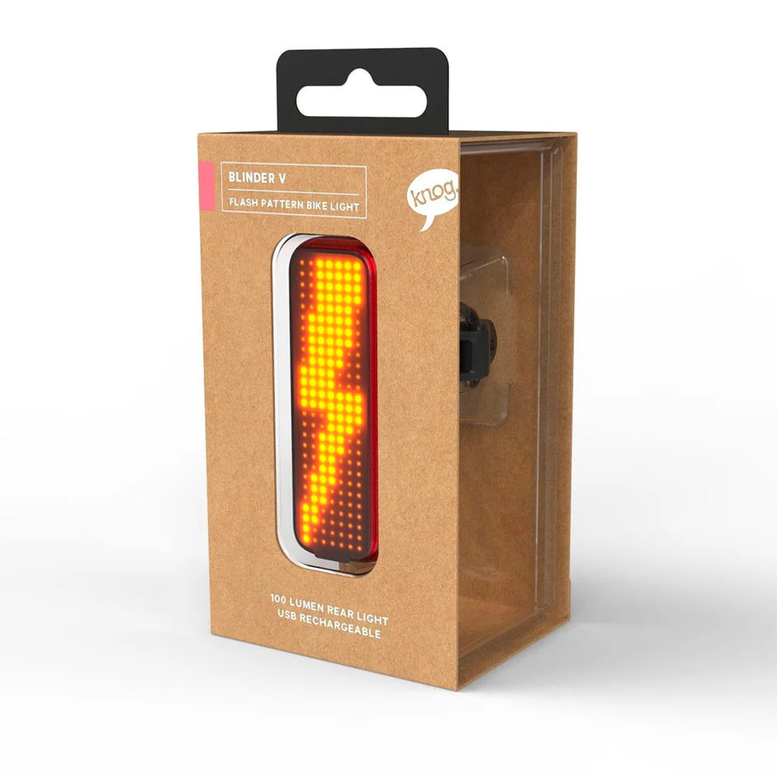 KNOG BLINDER V zadní světlo - šroub - černý