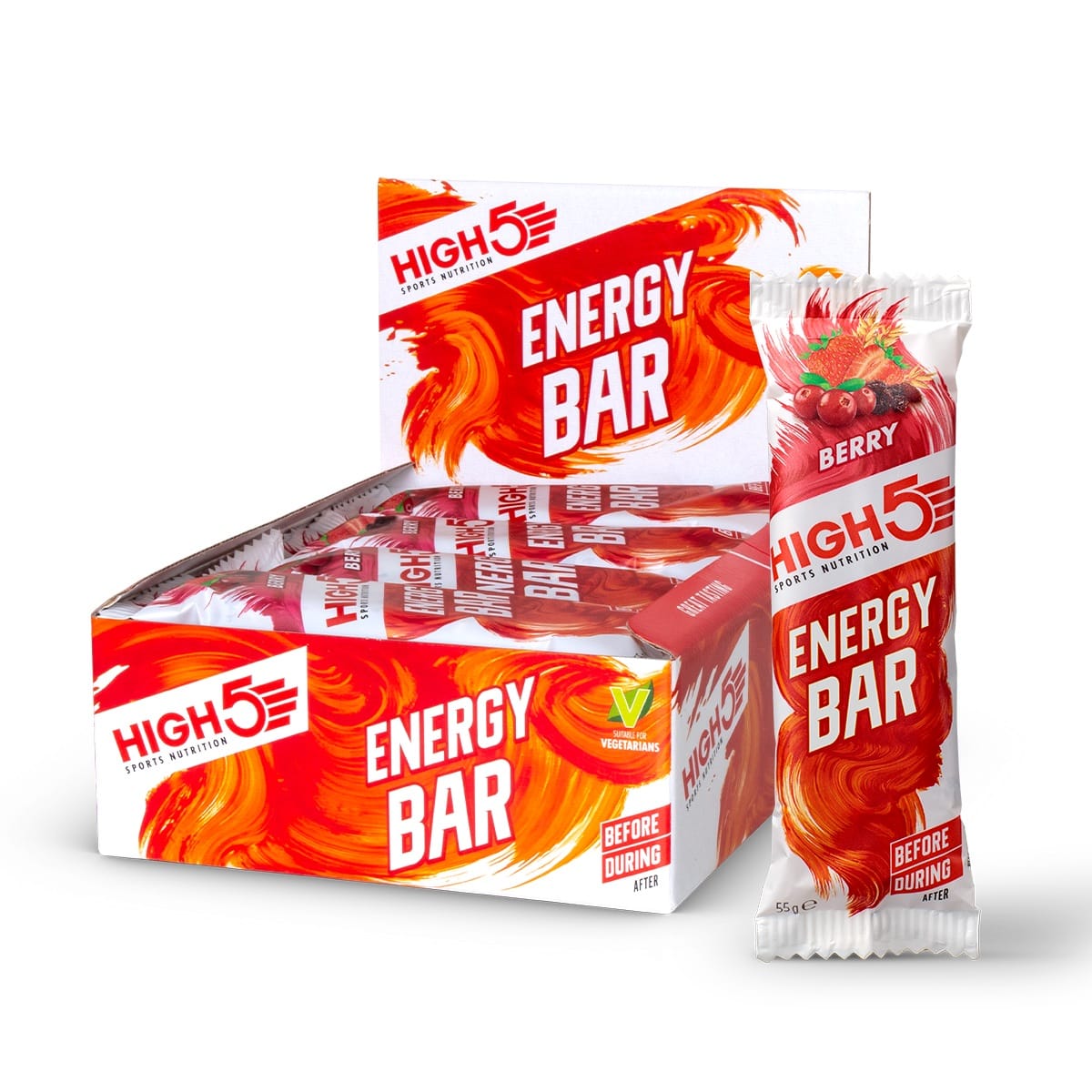 High5 ENERGY BAR (55g) Červené ovoce