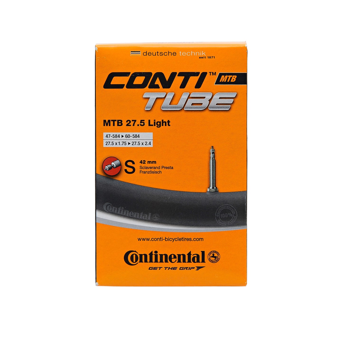 CONTINENTAL Light duše 27.5x1.75-2.4 Presta 42mm