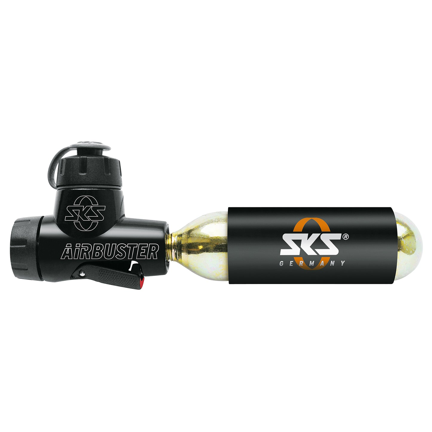SKS Germany AIRBUSTER CO2 striker + 16 g kazeta se závitem (x1)