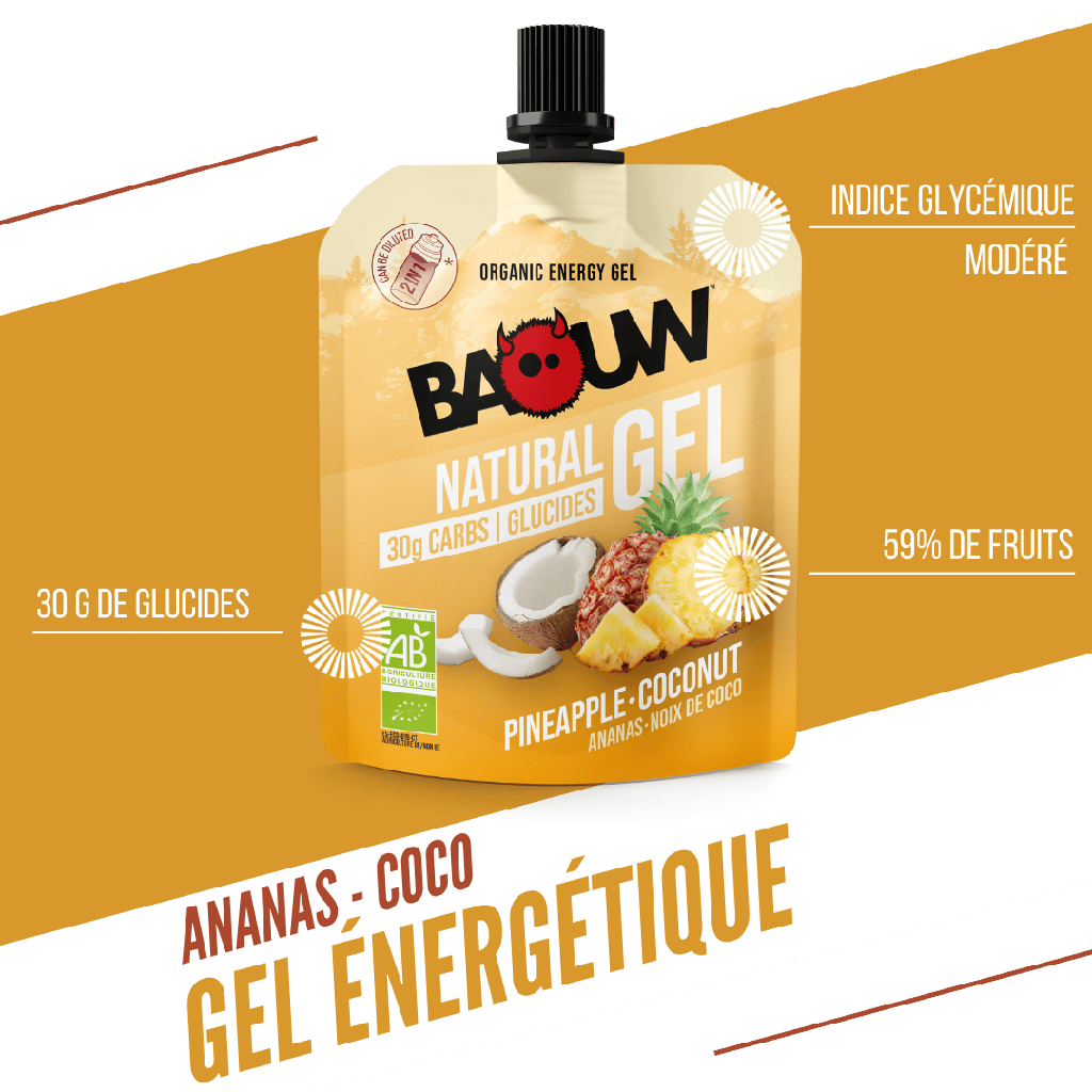 Energetický gel BAOUW Organic Ananas/Kokos (85g)