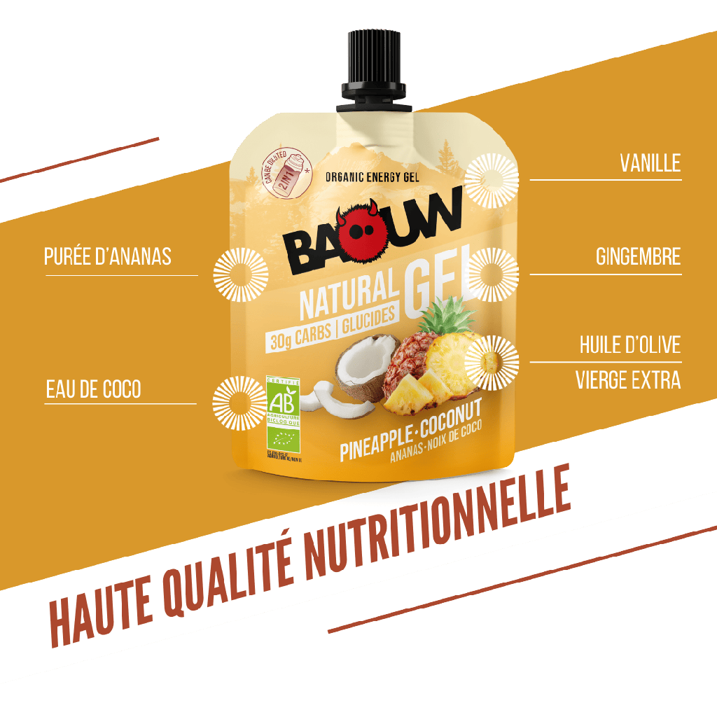 Energetický gel BAOUW Organic Ananas/Kokos (85g)
