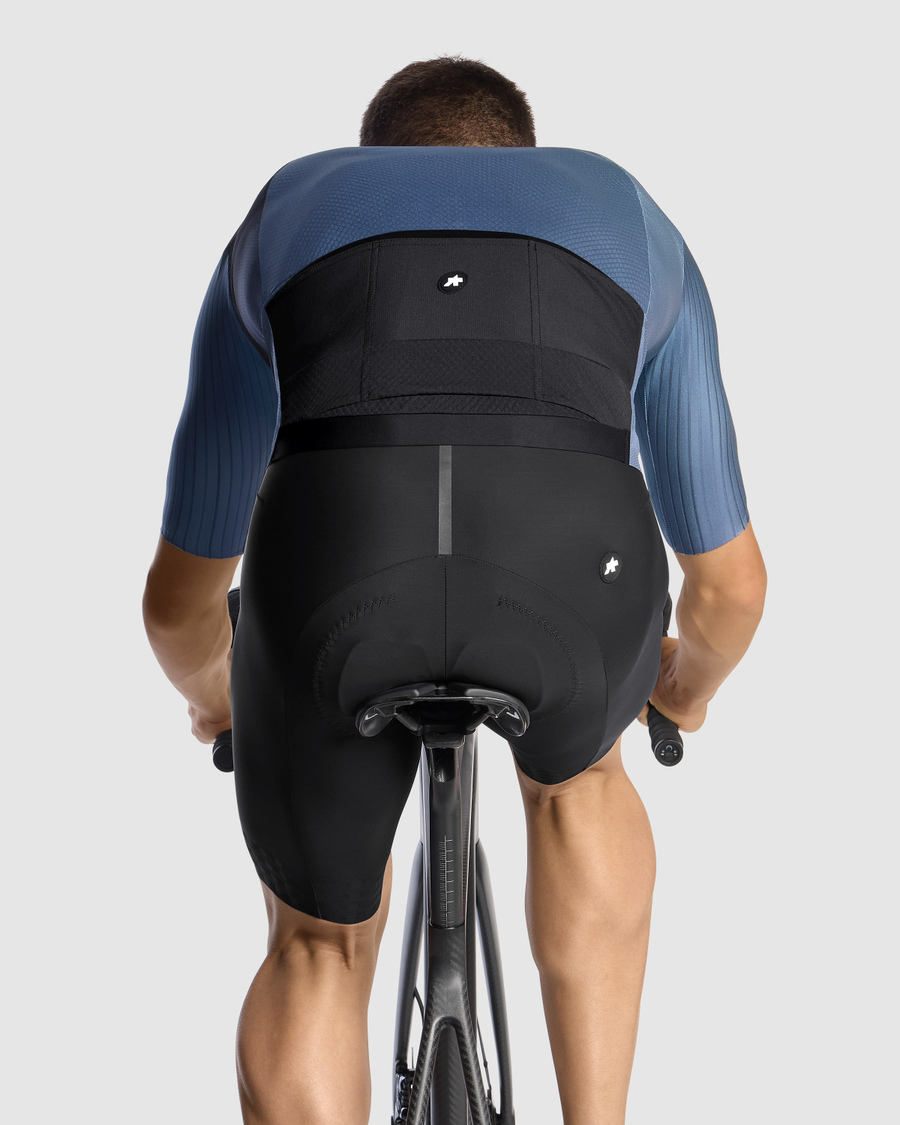 ASSOS EQUIPE RS S11 Dres s krátkým rukávem modrý