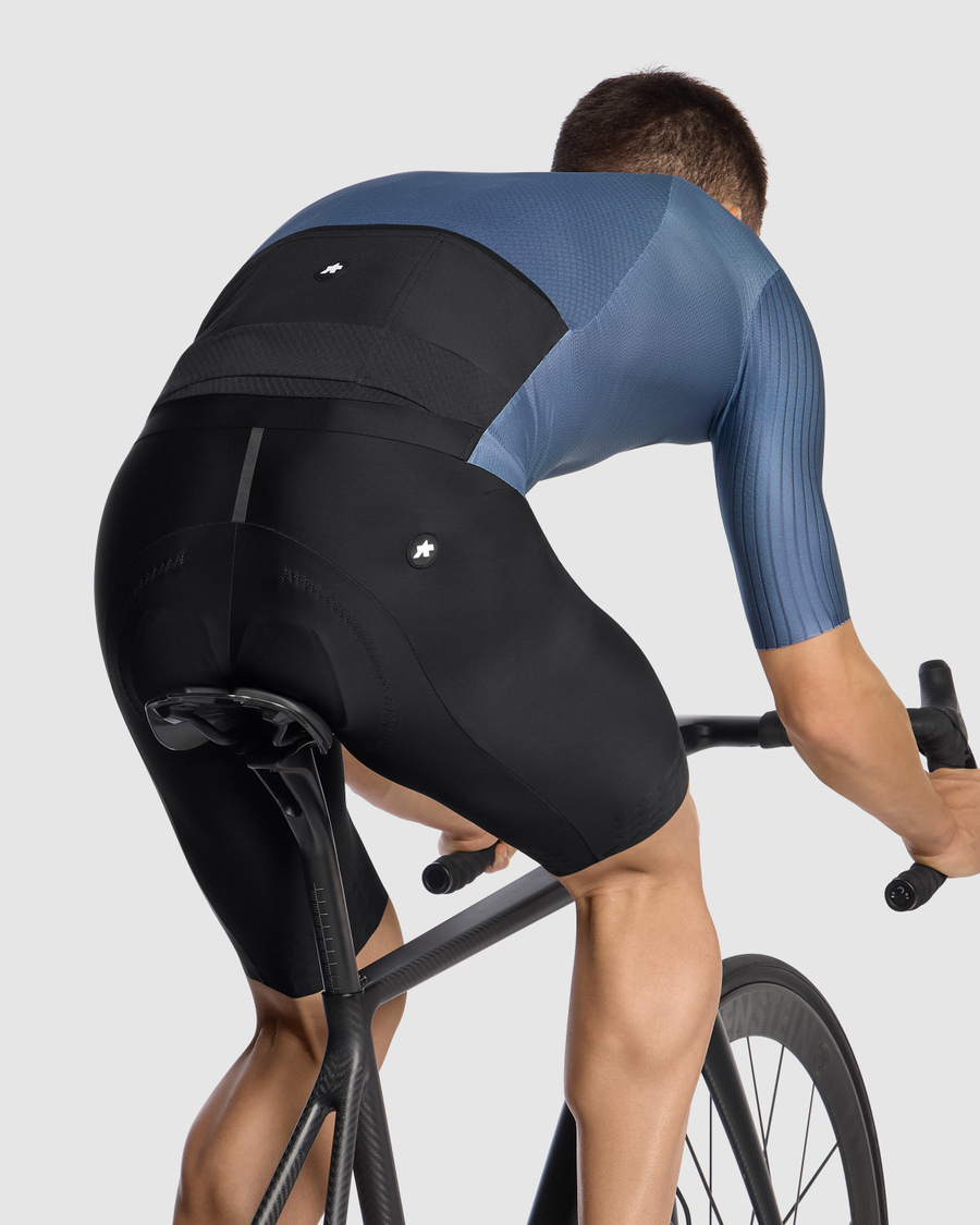 ASSOS EQUIPE RS S11 Dres s krátkým rukávem modrý