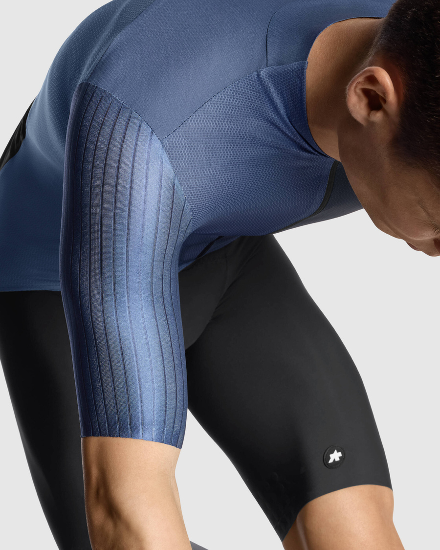 ASSOS EQUIPE RS S11 Dres s krátkým rukávem modrý