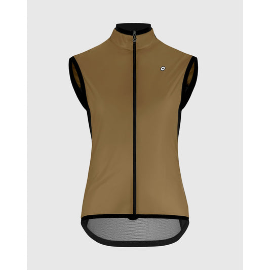 ASSOS UMA GT WIND C2 Dámská hnědá bunda bez rukávů