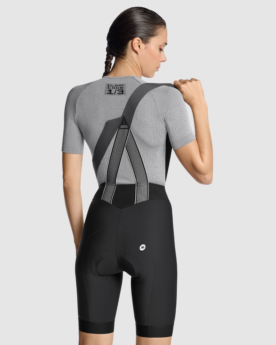 ASSOS NS SKIN LAYER P1 Dámské spodní prádlo s krátkým rukávem šedé