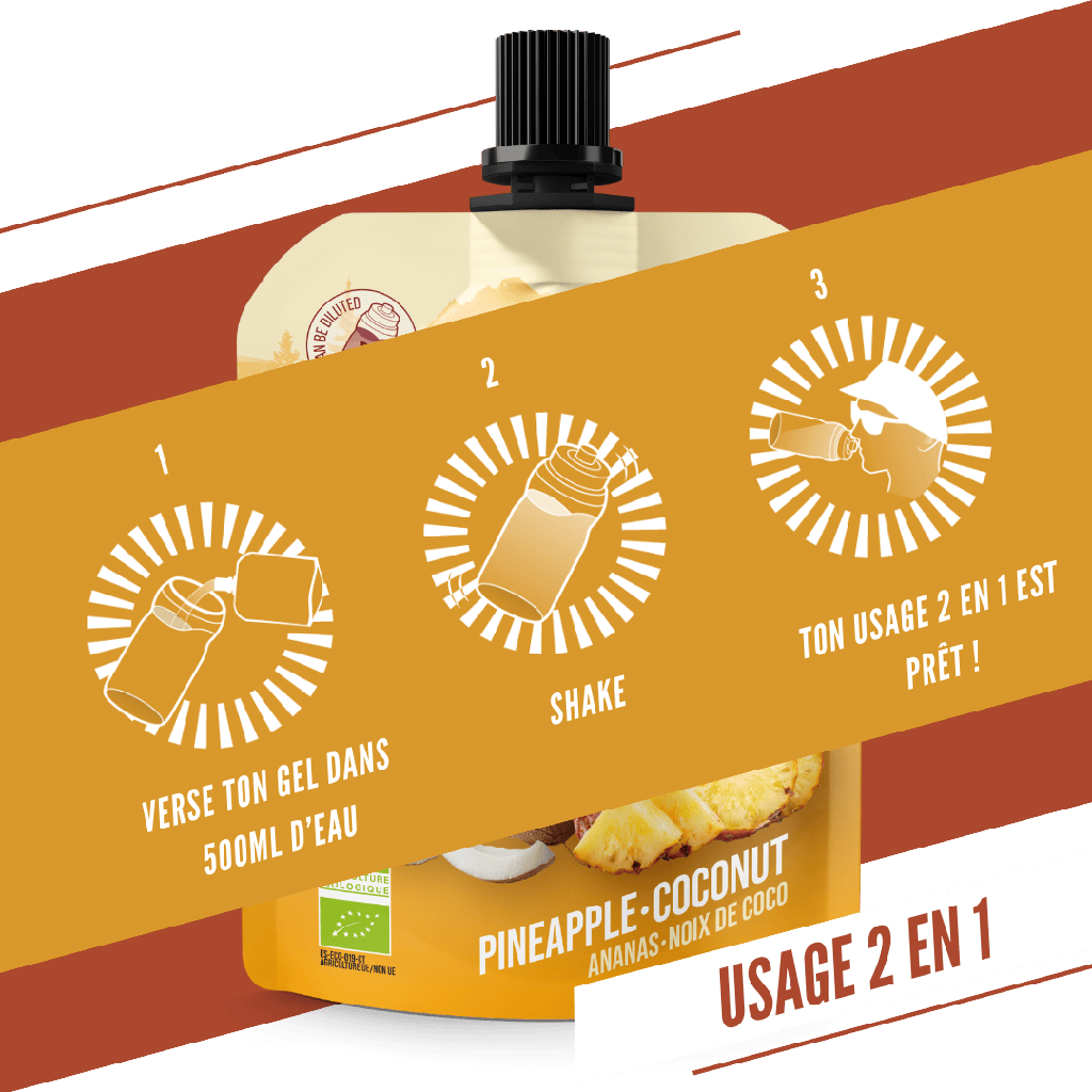 Energetický gel BAOUW Organic Ananas/Kokos (85g)