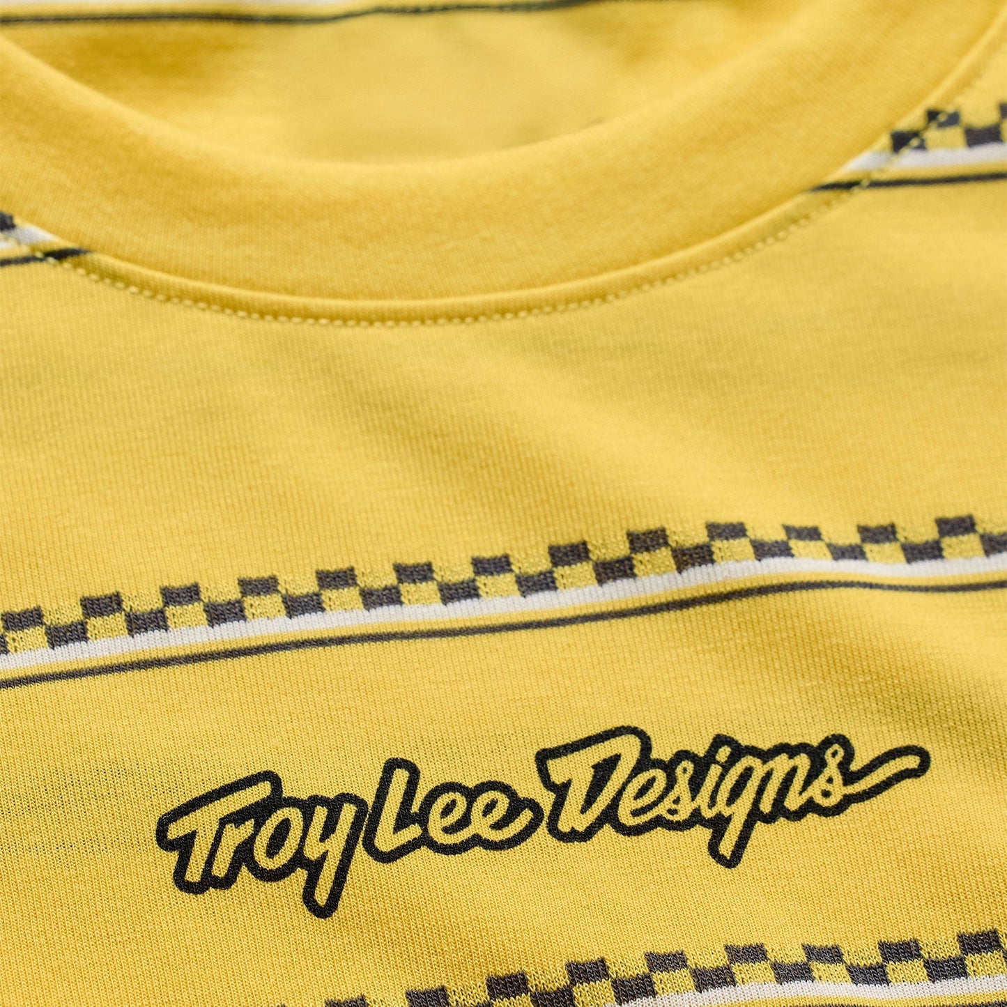 TROY LEE DESIGNS SKYLINE FAKIE RIDE Dres s krátkým rukávem žlutý