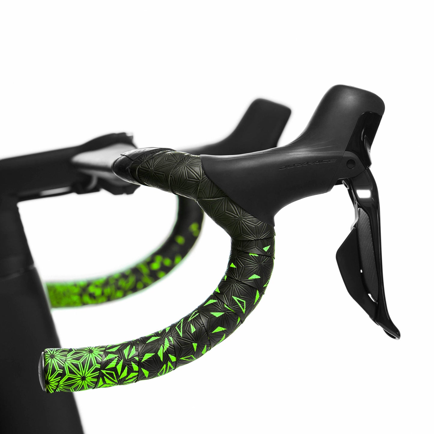 SUPACAZ SUPER STICKY KUSH STAR FADE Bar tape Black/Green